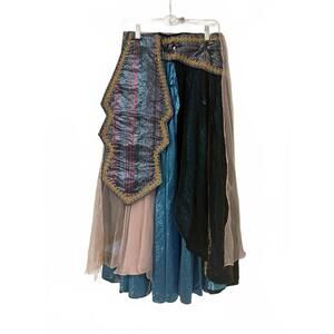 Vintage Vlecro Waist Princess Stage Costume Skirt